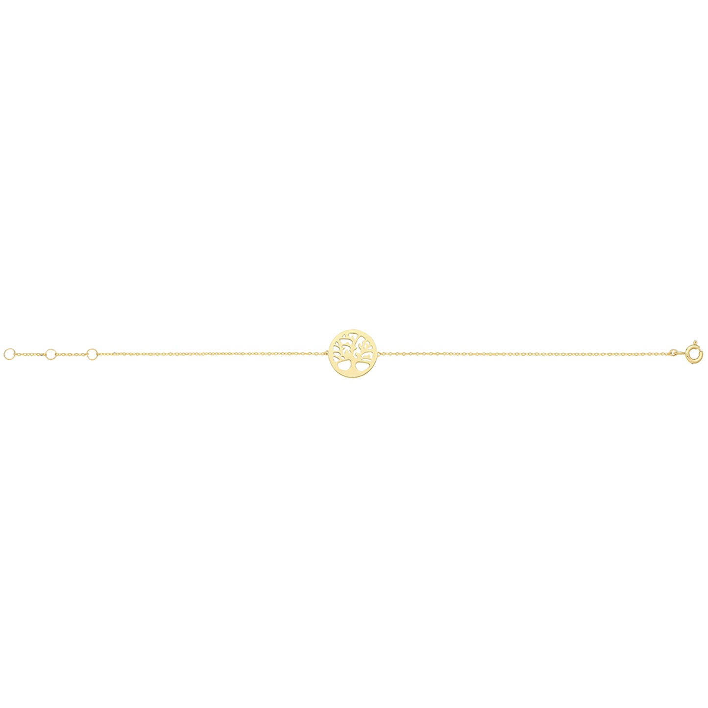 Tree of Life Bracelet - 9k Yellow Gold