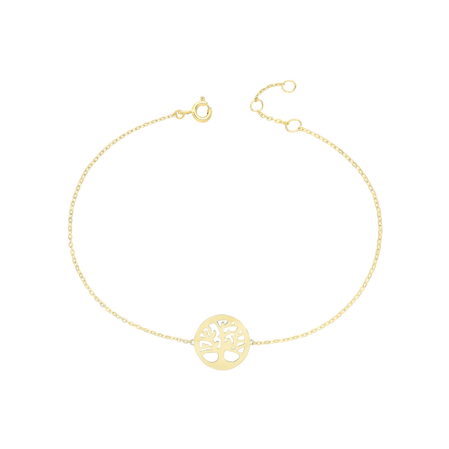 Tree of Life Bracelet - 9k Yellow Gold