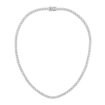 Lloyds Lab Grown Diamond Tennis Necklace - 9k White Gold, 20ct