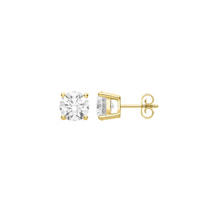 Lloyds Lab Grown Diamond Stud Earrings - 18k Yellow Gold, 1.00ct