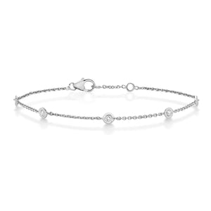 Allure Petite Diamond Bracelet 18k - White Gold