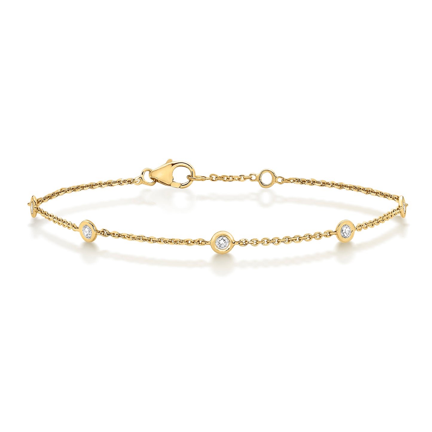 Allure Petite Diamond Bracelet 18k - Yellow Gold