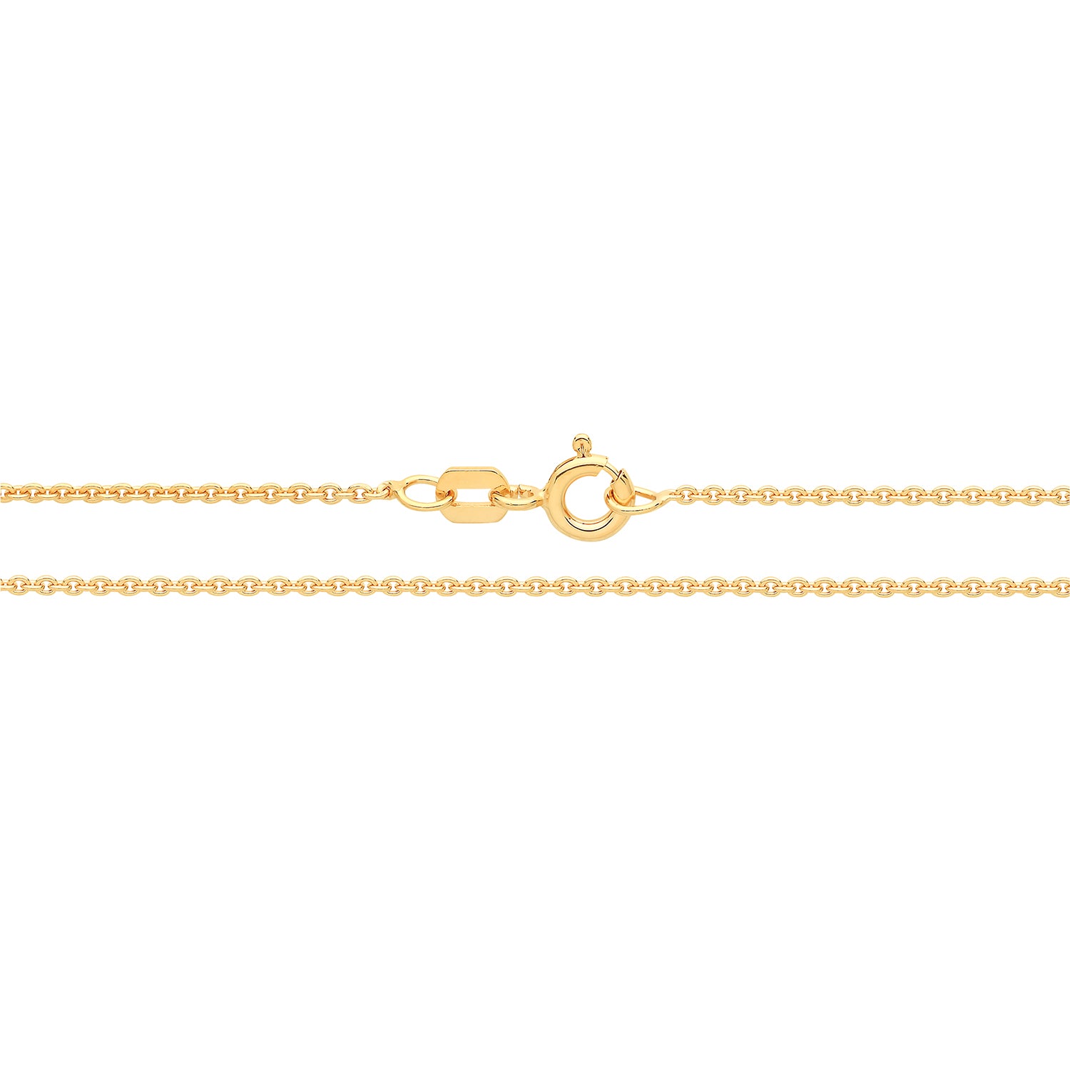 Lloyds Yellow Gold Plated Sterling Silver Rolo Chain