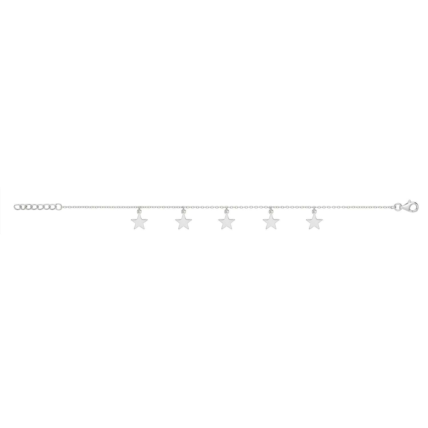 Little Stars Bracelet – Rhodium Plated Silver