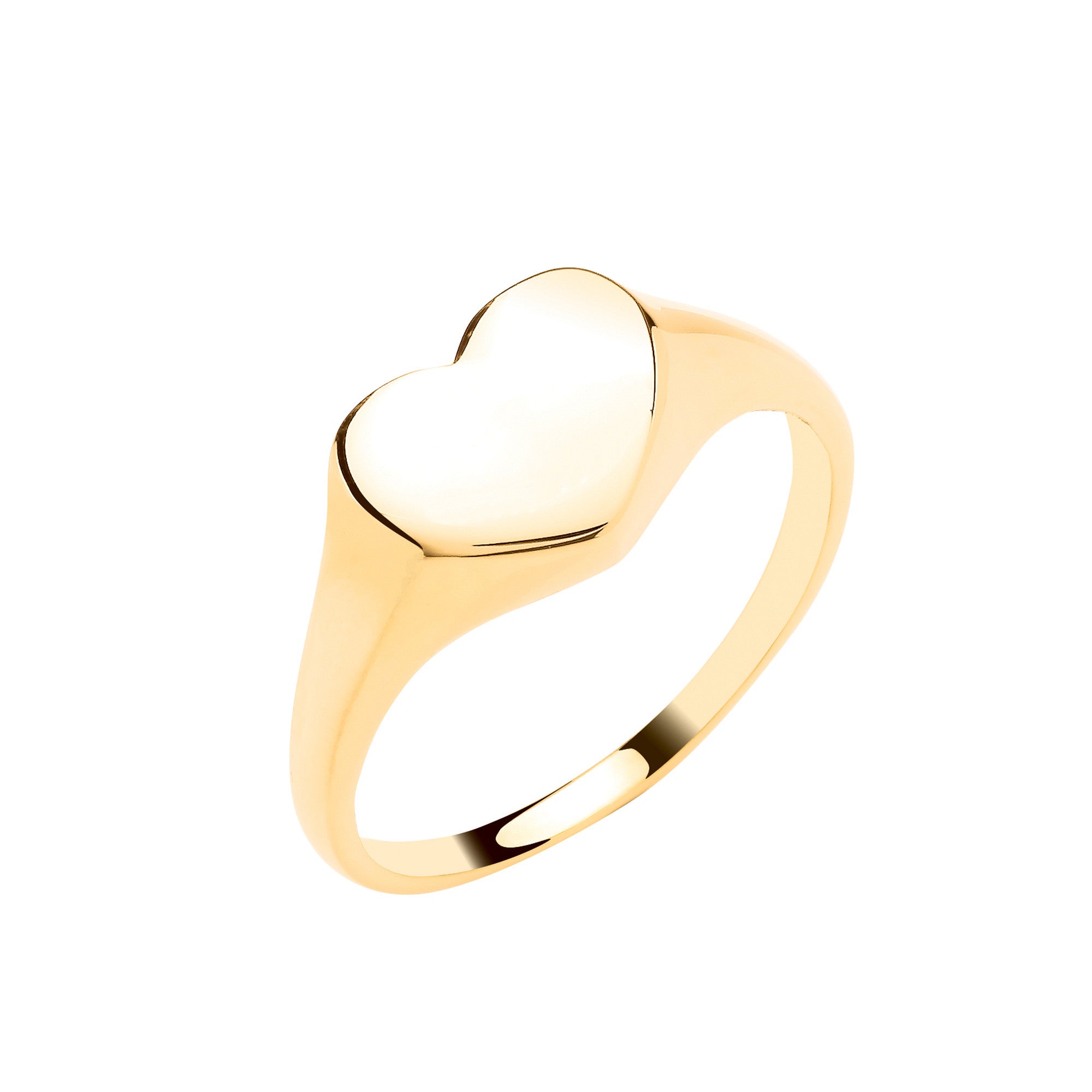 Heart of Gold Ring - 9k Yellow Gold