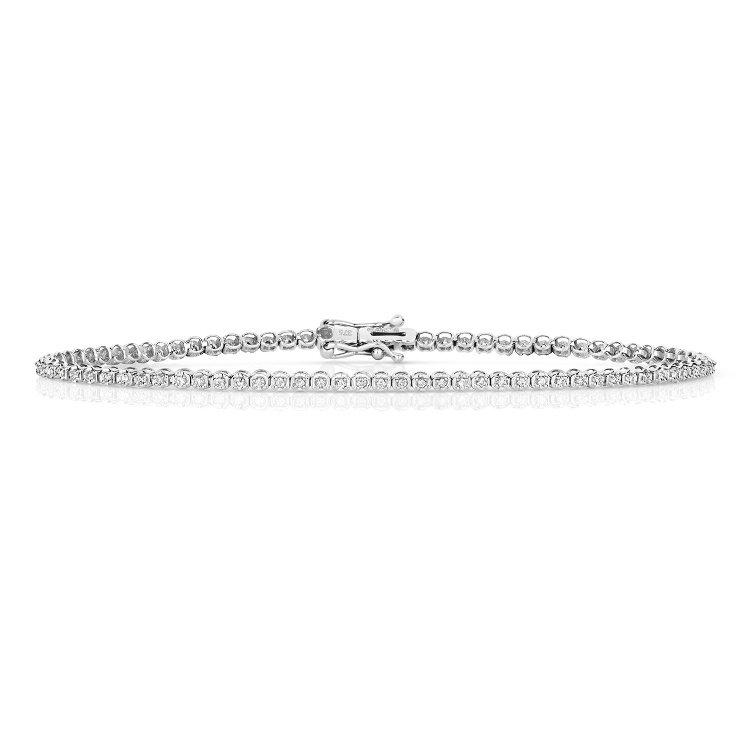Serene 0.50ct Diamond Tennis Bracelet - 9k White Gold