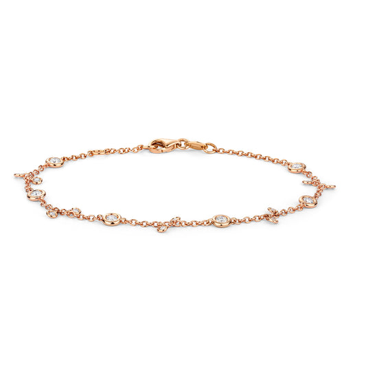 Florence Diamond Bracelet - 18k Rose Gold