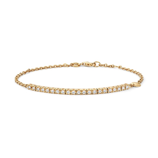 Lourdes Diamond Bracelet - 18k Yellow Gold