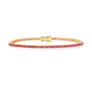 Vivienne Ruby Bracelet - 18k Yellow Gold