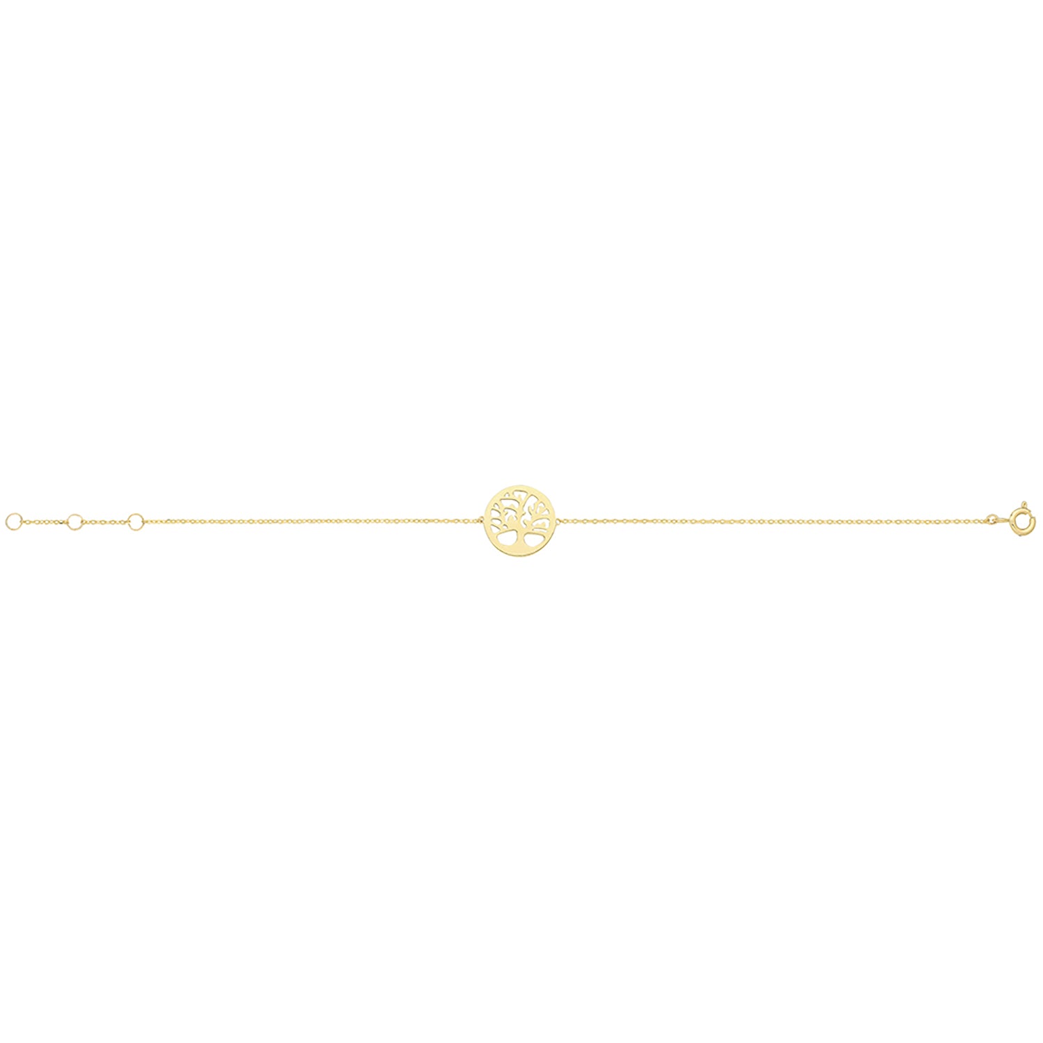 Tree of Life Bracelet - 9k Yellow Gold