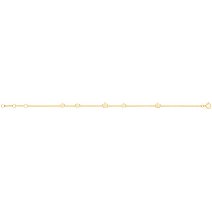 Starry Night Star Bracelet - 9k Yellow Gold