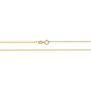 Lloyds Lightweight Rolo Chain Necklace - 9k Yellow Gold