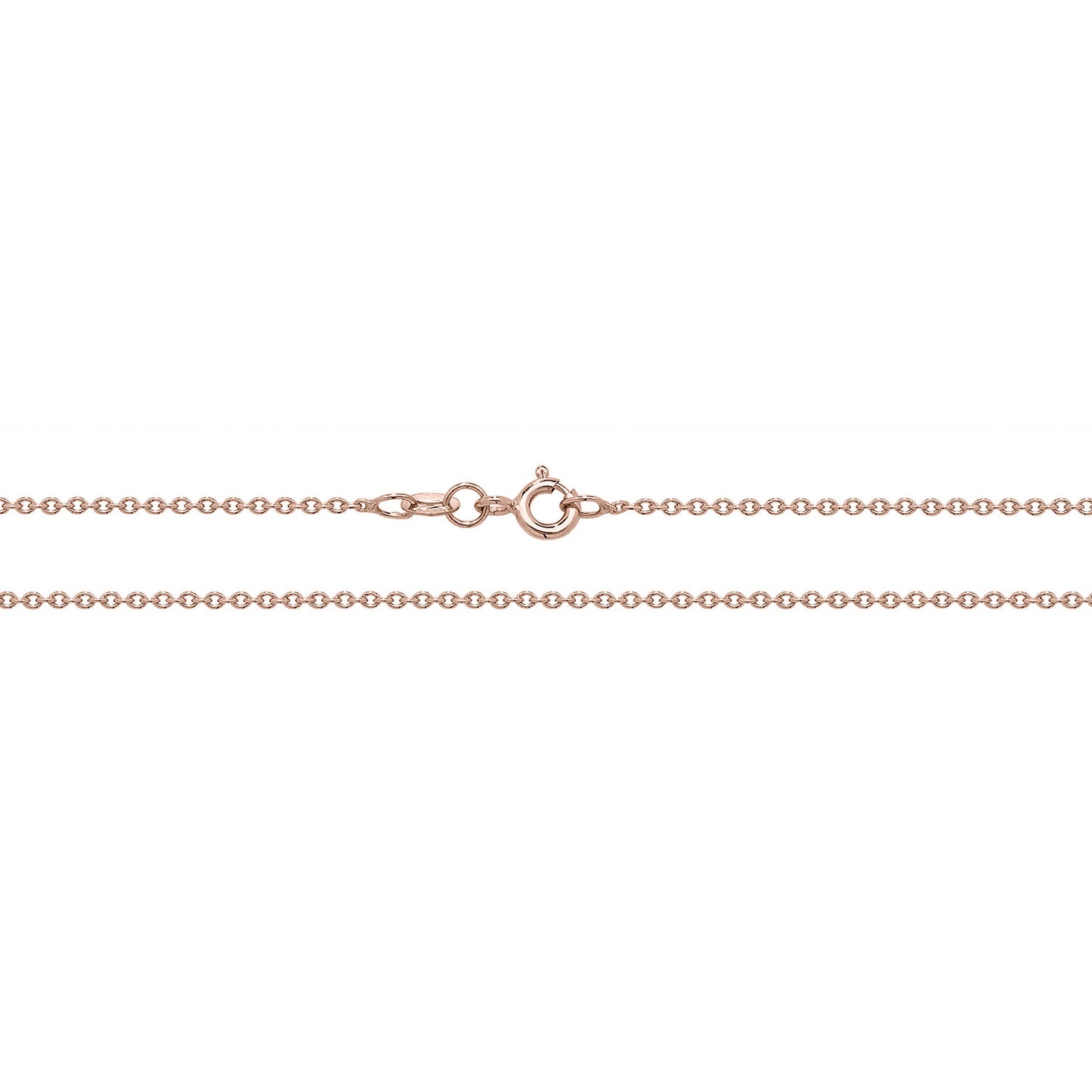 Lloyds Fine Cable Chain Necklace - 9k Rose Gold