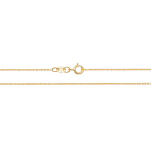 Lloyds Lightweight Cable Chain Necklace - 18k Yellow Gold