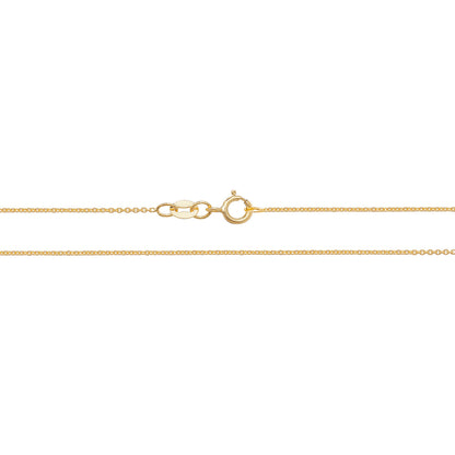 Lloyds Lightweight Cable Chain Necklace - 18k Yellow Gold