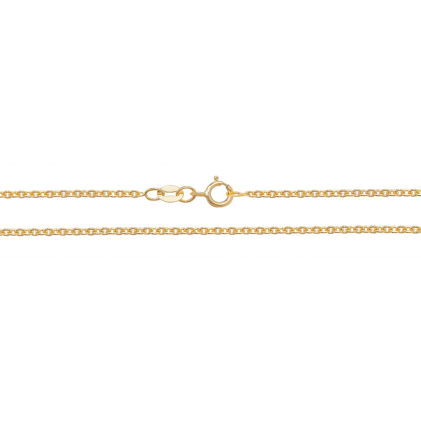 Lloyds Cable Chain Necklace - 18k Yellow Gold