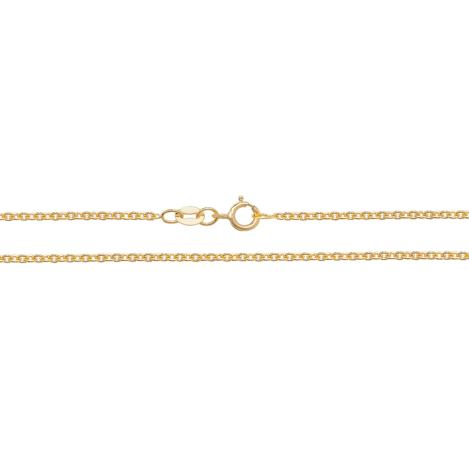 Lloyds Cable Chain Necklace - 18k Yellow Gold