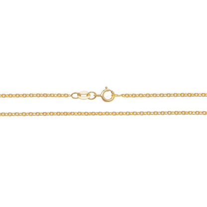 Lloyds Cable Chain Necklace - 18k Yellow Gold