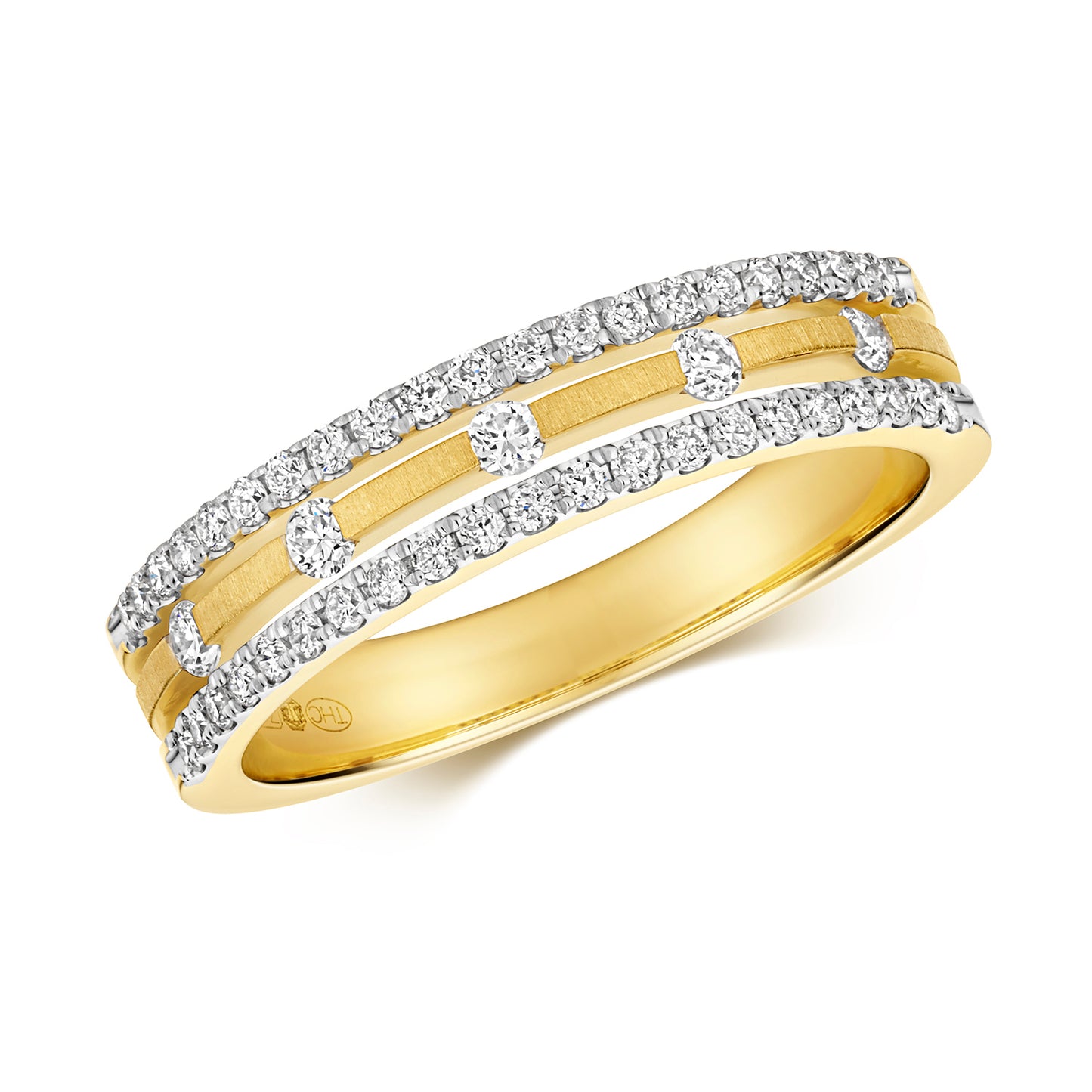 Marisol Diamond Ring - 9k Yellow Gold