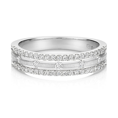 Marisol Diamond Ring - 9k White Gold