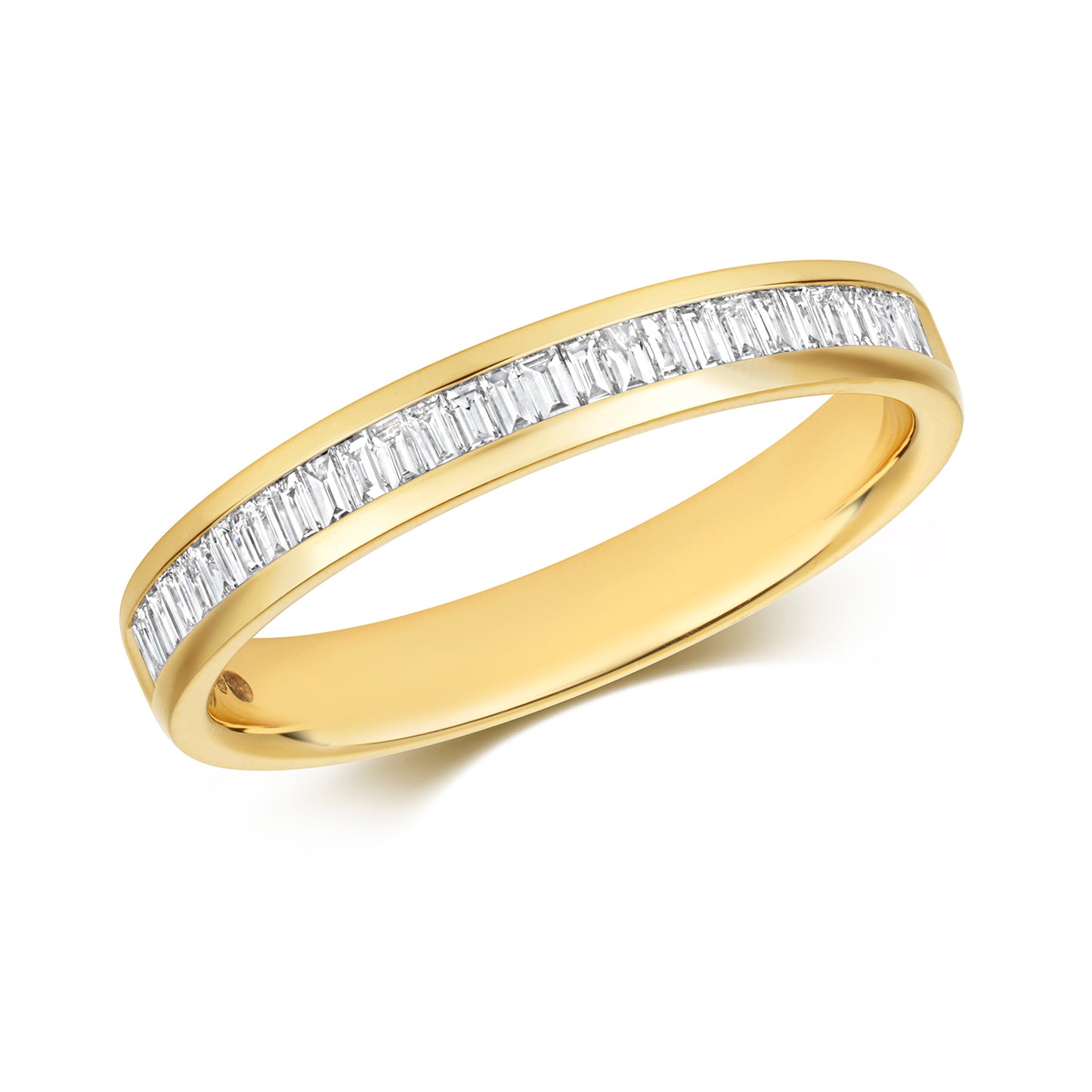 Anja Baguette Eternity Ring - 0.25ct Diamond 18k Yellow Gold