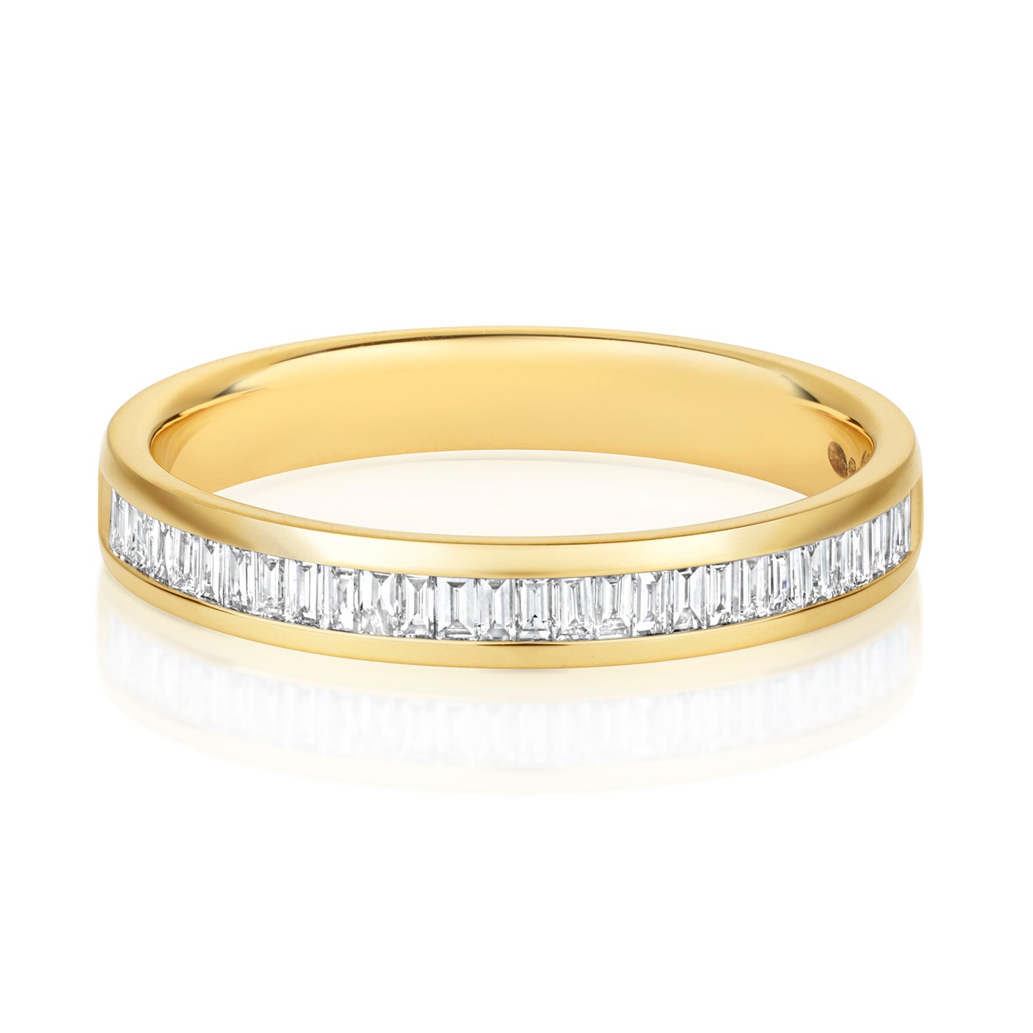 Anja Baguette Eternity Ring - 0.25ct Diamond 18k Yellow Gold