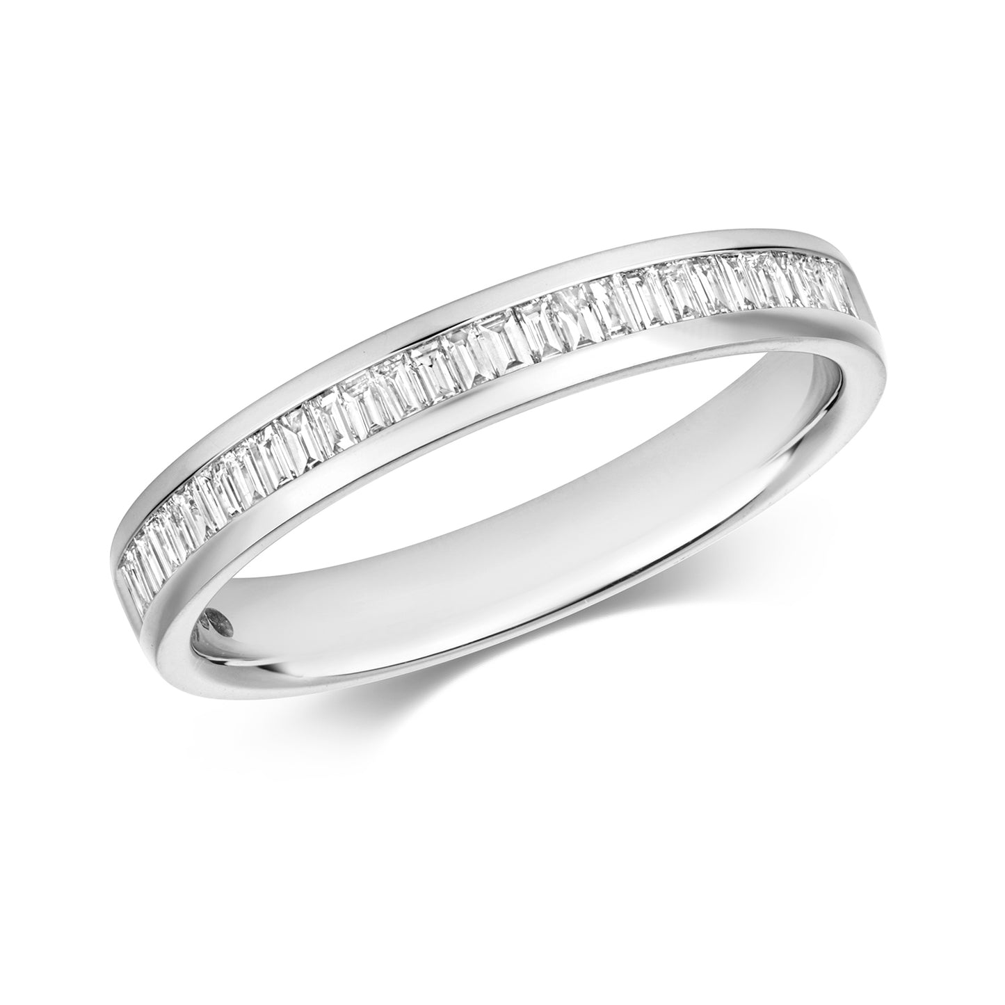 Anja Baguette Eternity Ring - 0.25ct Diamond 18k White Gold