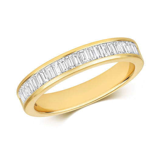 Anja Baguette Eternity Ring - 0.50ct Diamond 18k Yellow Gold