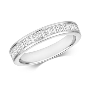 Anja Baguette Eternity Ring - 0.50ct Diamond 18k White Gold