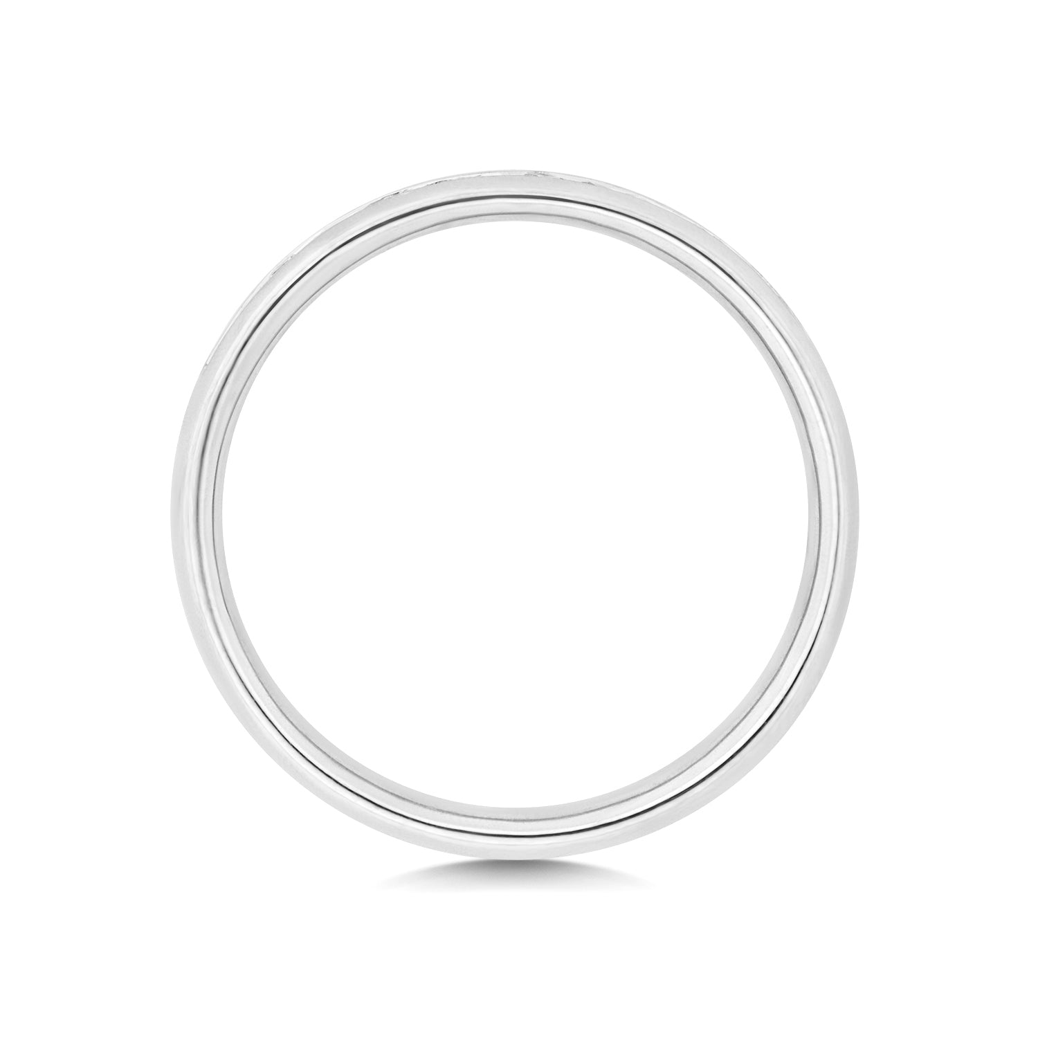 Salerno Half Eternity Channel Set Diamond Ring 2.7mm - 9k White Gold