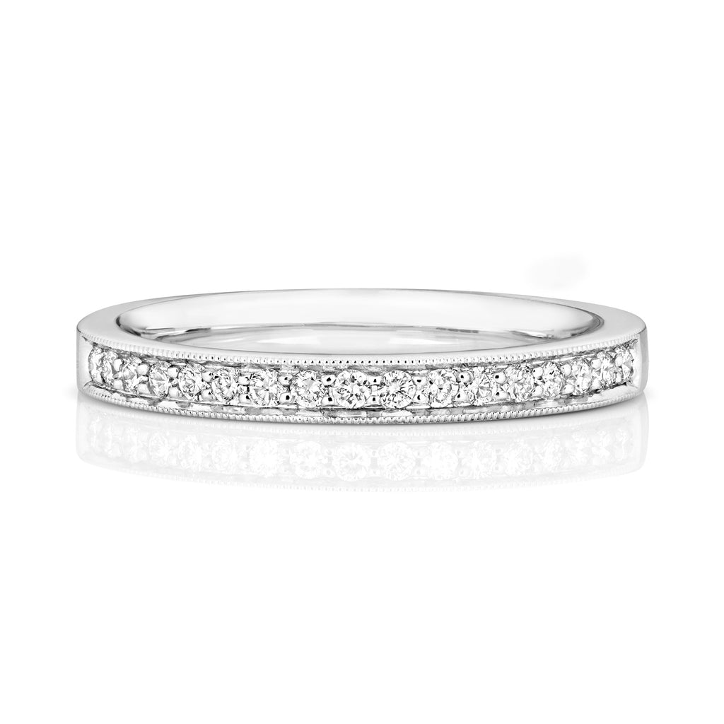 Sorrento Half Eternity Diamond Ring 2.2mm - Platinum