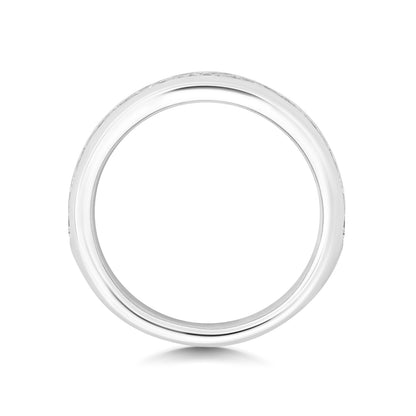Athens Half Eternity Channel Set Diamond Ring 4.2mm - Platinum