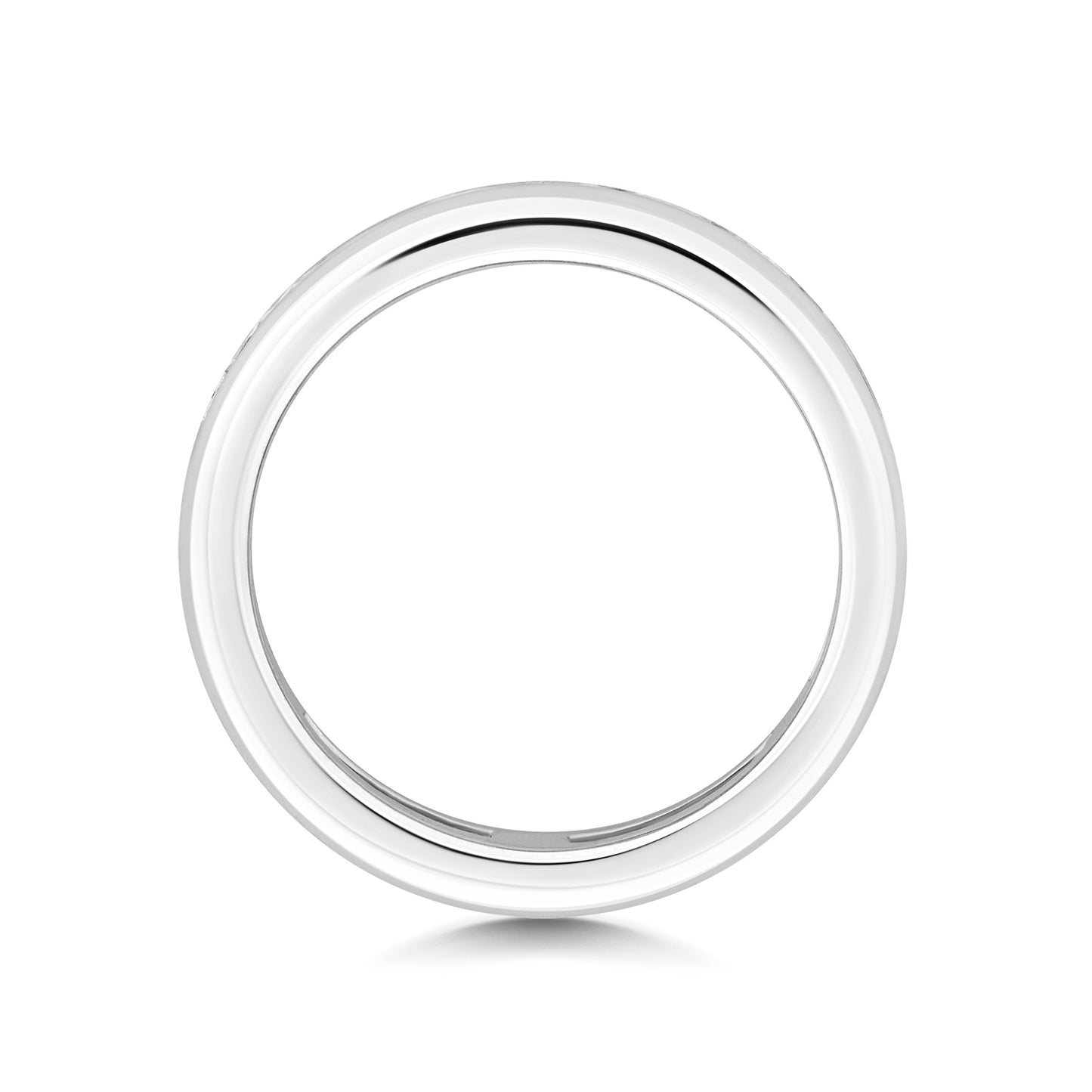 Athens Full Eternity Channel Set Diamond Ring 4.2mm - Platinum